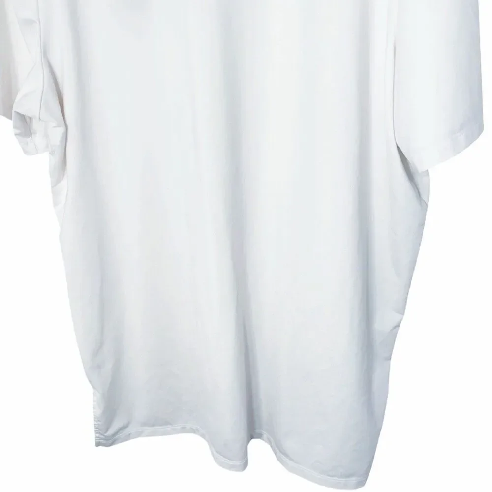 RLX Ralph Lauren Polo Shirt Mens XL White Cypress Point Gof Club Pebble Beach CA